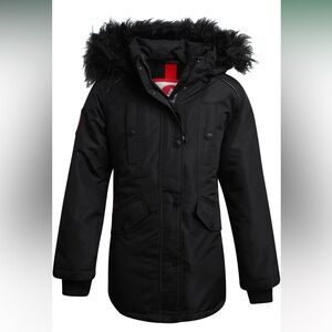 Canada Goose Black Hooded Jacket